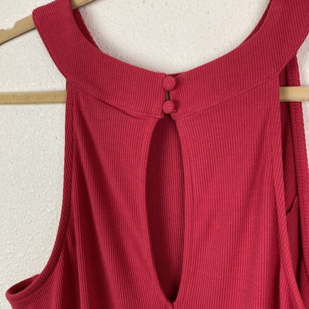 Torrid | Mini Rib Trapeze Dress Red/Pink 1 (1X) - Picture 15 of 15